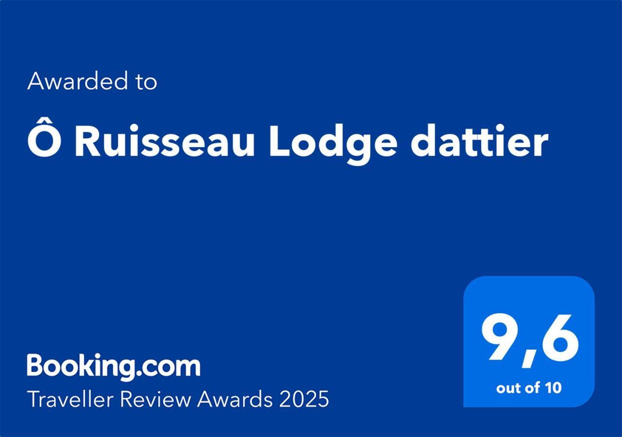 O Ruisseau Lodges - Lodge Dattier سانت لويس المظهر الخارجي الصورة